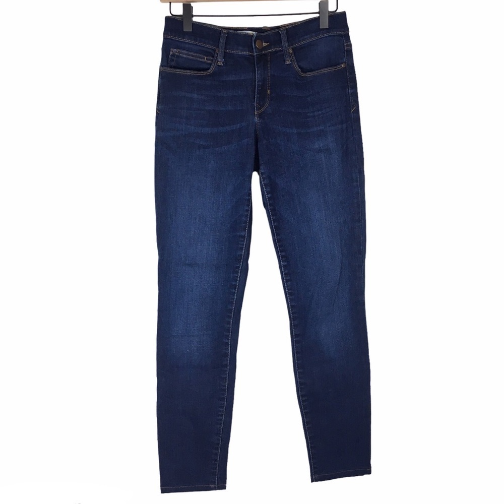 GAP 1969 Legging Jeans Skinny Slim Dark Wash Stretch Denim Santa Cruz Blue 28R